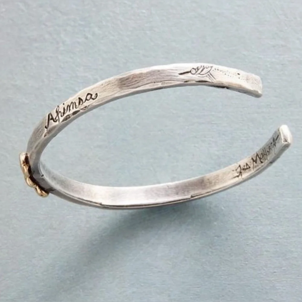 Jes MaHarry 3 Diamond  “Ahisma Cuff”. New in box. - Picture 2 of 10